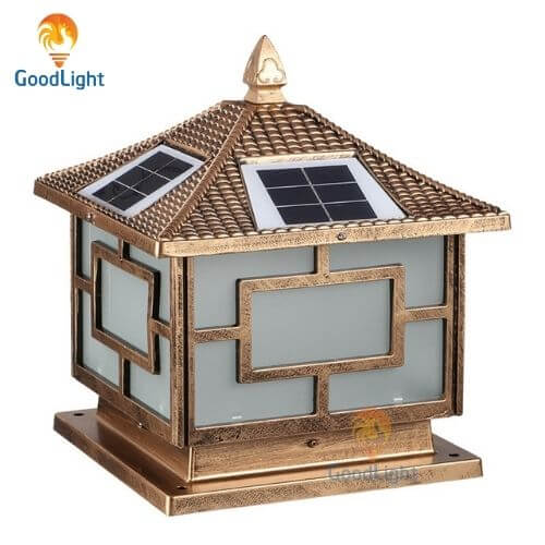 Đèn Trụ Cổng Năng Lượng Mặt Trời NT03