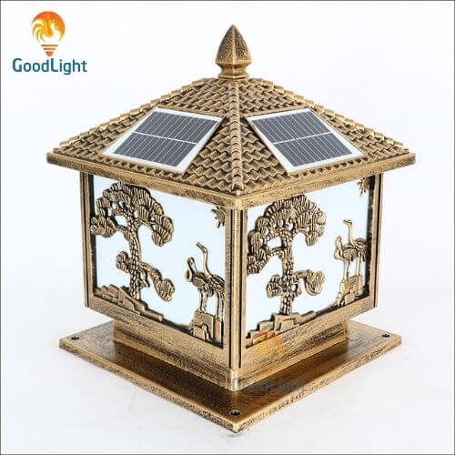 Đèn Trụ Cổng Năng Lượng Mặt Trời NT04