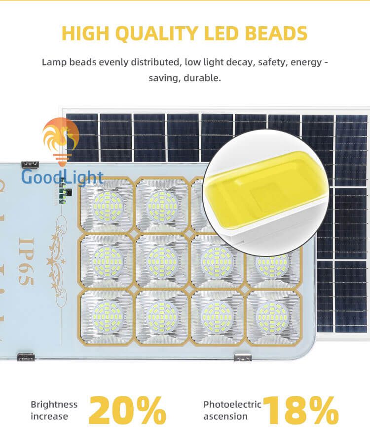 Chip Led Smd Của Đèn Đường Led Năng Lượng Mặt Trời 300W K300