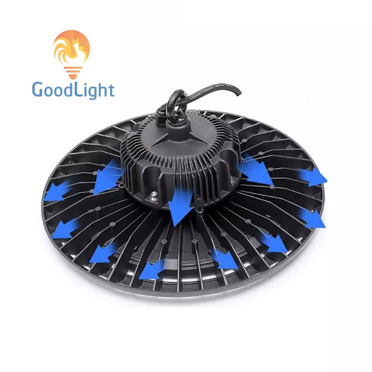 Đèn Led Nhà Xưởng 100W X07-100 4 Thiết Kế Tản Nhiệt Của Đèn Led Nhà Xưởng 100W X07-100