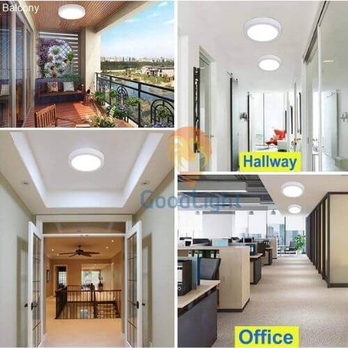 Đèn Led Ốp Trần Nổi Tròn 48W O2-48