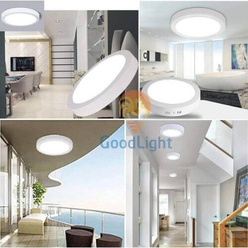 Đèn Led Ốp Trần Nổi Tròn 48W O2-48