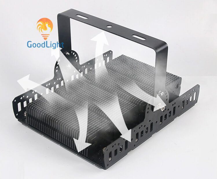 Đèn Pha Led Module 250W P15 4 Tản Nhiệt Đèn Pha Led Modul 250W P15