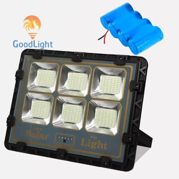 Pin Lưu Trữ Của Đèn Pha Led Năng Lượng Mặt Trời 100W Np004-100