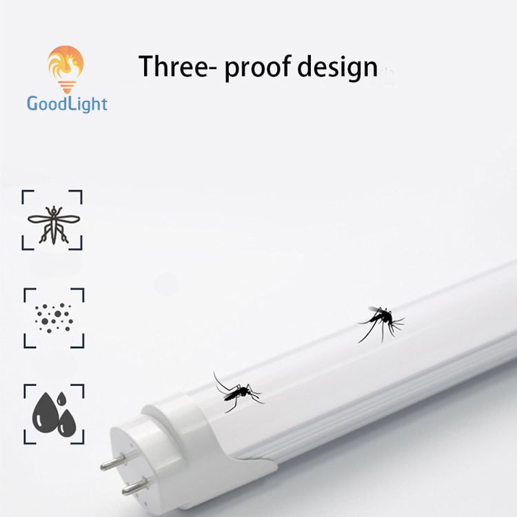 Thiết Kế Chuẩn Độ Kín Ip44 Của Đèn Tuýp Led Nhôm Nhựa 1M2 20W T08