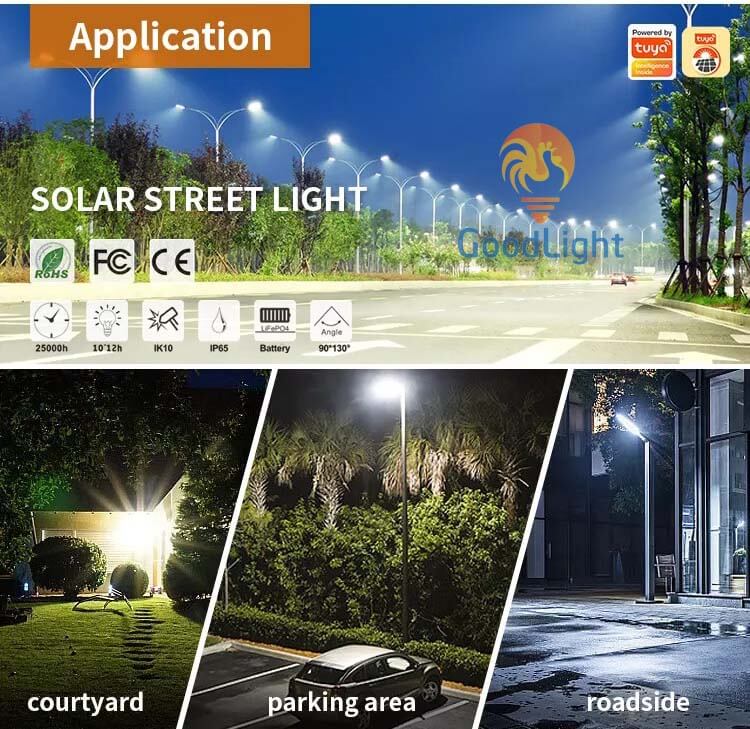 Ứng Dụng Của Đèn Đường Led Năng Lượng Mặt Trời 60W Nd08