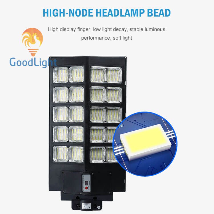 Chip Led Đèn Đường Năng Lượng Mặt Trời Liền Thể 500W Nd02