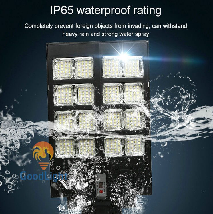 Đèn Đường Năng Lượng Mặt Trời Liền Thể 500W Nd02 Ip65
