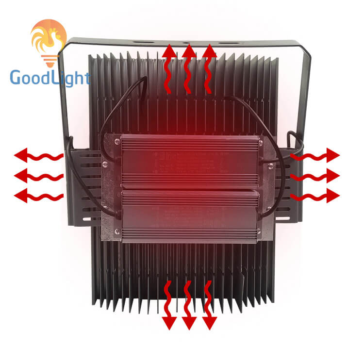 Đèn Led Nhà Xưởng 400W X05 4 Tản Nhiệt Đèn Led Nhà Xưởng 400W X05