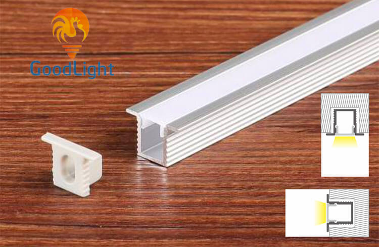 Thanh Nhôm Định Hình Led Chữ U Gl-Tn0809A