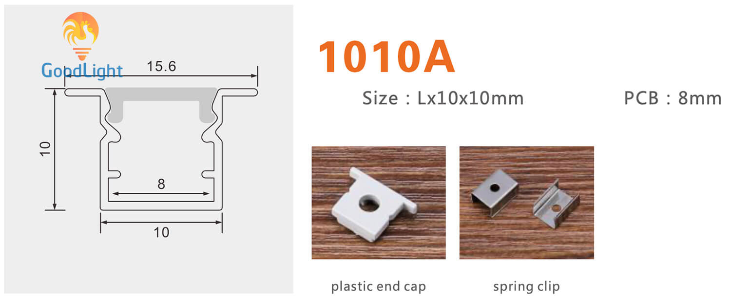 Thông Số Kỹ Thuật Thanh Nhôm Định Hình Led Chữ U Gl-Tn1010A