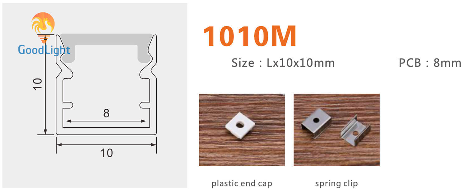 Thông Số Kỹ Thuật Của Thanh Nhôm Định Hình Led Chữ U Gl-Tn1010M