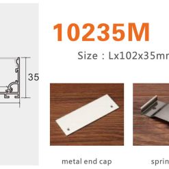 Thanh Nhôm Định Hình Led Chữ U GL-TN10235M - ảnh 5