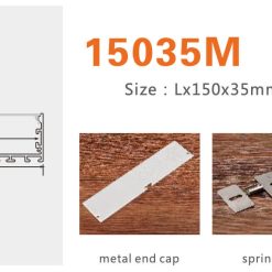 Thanh Nhôm Định Hình Led Chữ U GL-TN15035M - ảnh 3