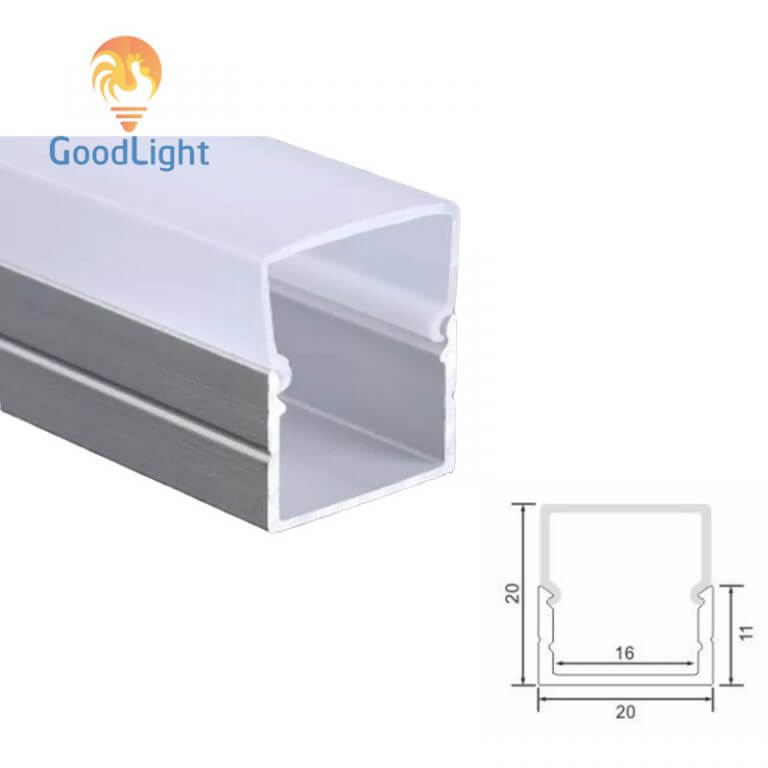 Thanh Nhôm Định Hình Led Chữ U GL-TN2011
