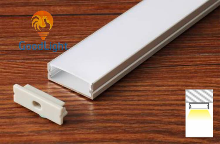 Thanh Nhôm Định Hình Led Chữ U Gl-Tn3010M