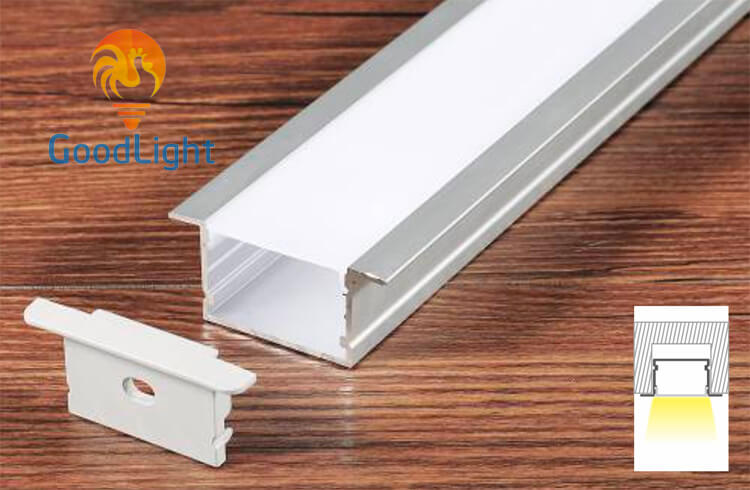 Thanh Nhôm Định Hình Led Chữ U Gl-Tn4020A