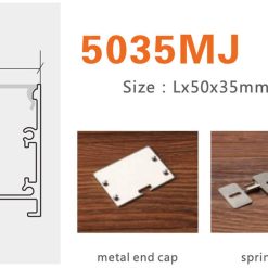 Thanh Nhôm Định Hình Led Chữ U GL-TN5035MJ - ảnh 4