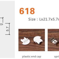 Thanh Nhôm Định Hình Led Chữ U GL-TN618 - ảnh 6