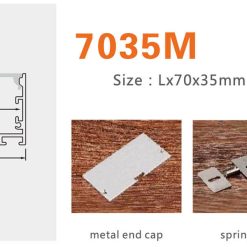 Thanh Nhôm Định Hình Led Chữ U GL-TN7035M - ảnh 5