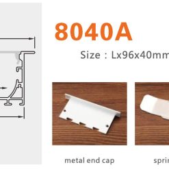 Thanh Nhôm Định Hình Led Chữ Y GL-TN8040A - ảnh 7