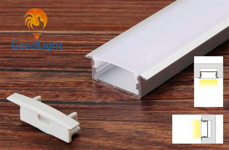 Thanh Nhôm Định Hình Led Chữ U Gl-Tn619