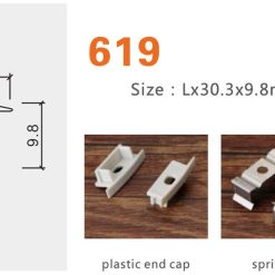 Thanh Nhôm Định Hình Led Chữ U GL-TN619 - ảnh 5