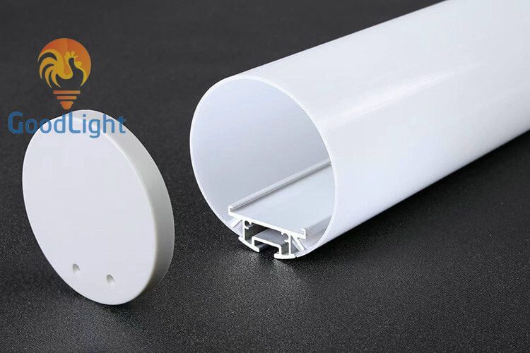 Thành Phần Cấu Tạo Của Thanh Nhôm Định Hình Led Hình Tròn Gl-Tnø30