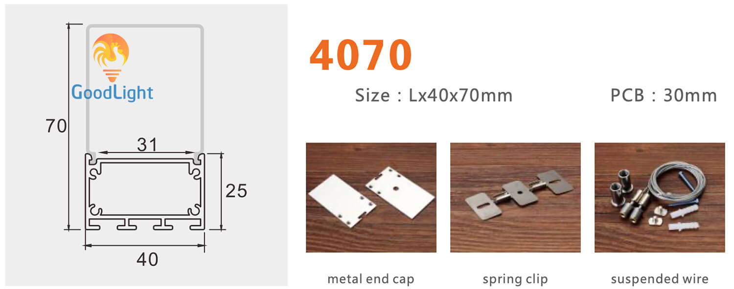 Thông Số Kỹ Thuật Của Thanh Nhôm Định Hình Led Chữ U Gl-Tn4070