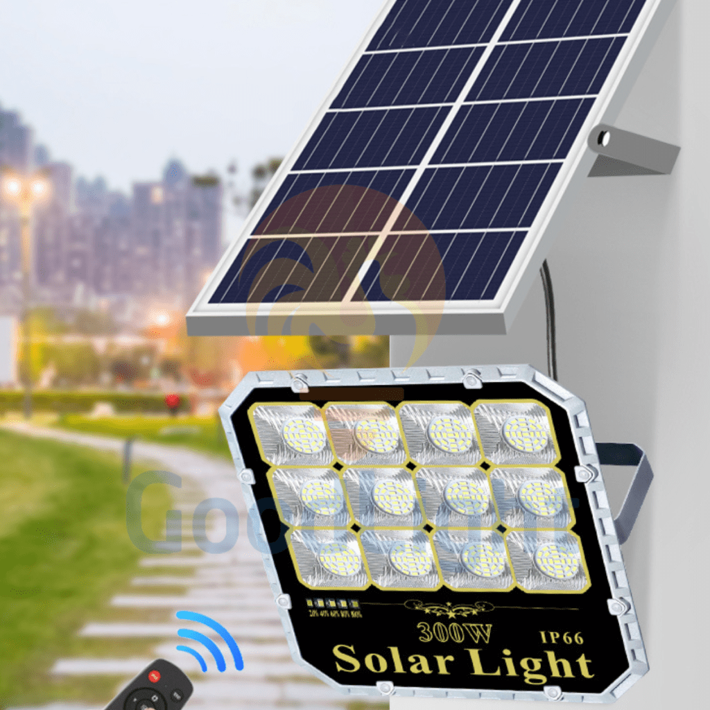 Bộ Đèn Pha Năng Lượng Mặt Trời 60W Tf60