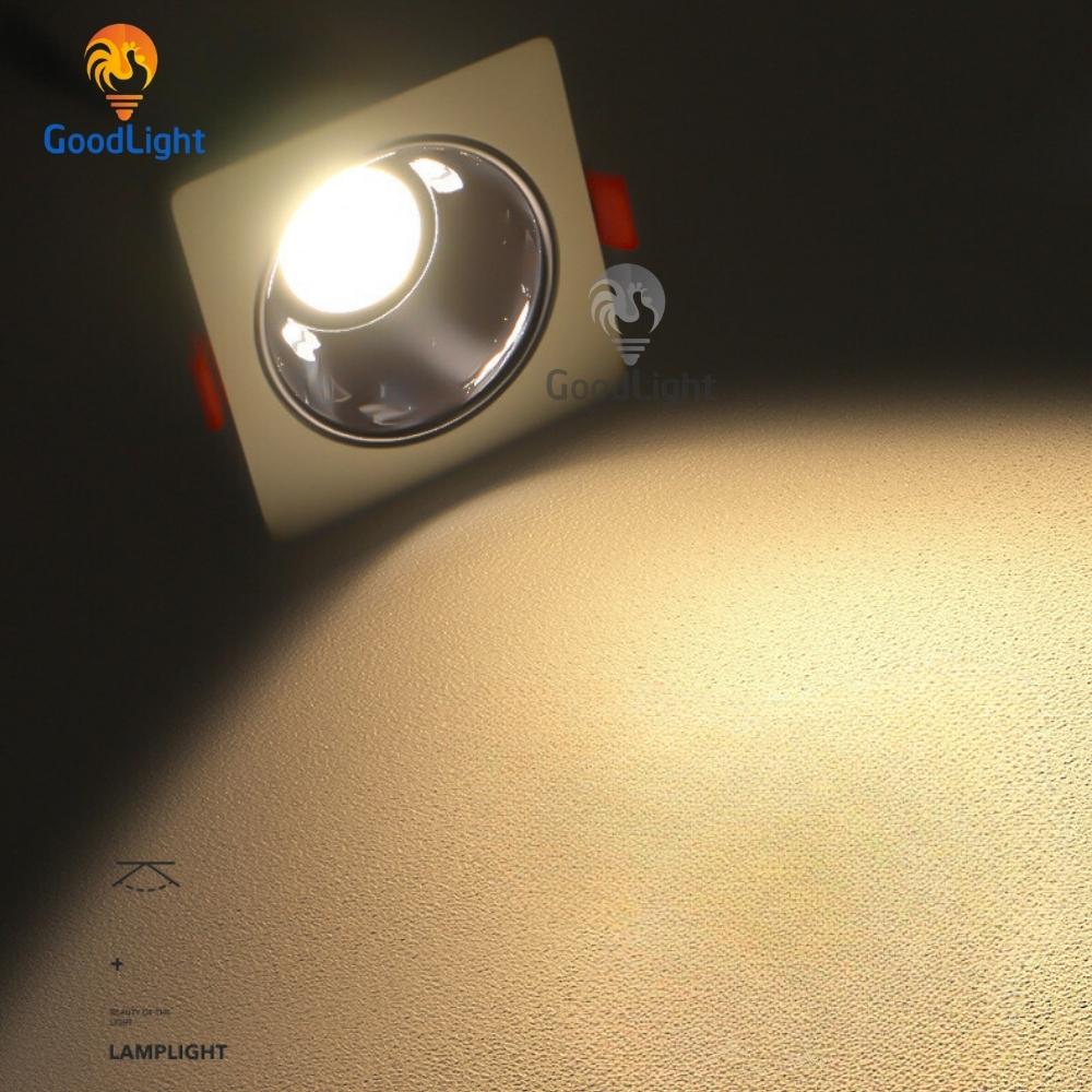 Đèn LED Âm Trần Spotlight Vuông Đơn 7W 16 Giá Đèn Led Âm Trần Spotlight Vuông Đơn 7W Xd101