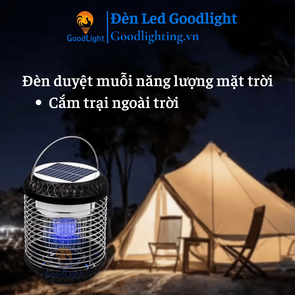 Đèn Diệt Muỗi Năng Lượng Mặt Trời