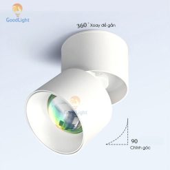 Đèn LED rọi hoàng hôn gắn trần 12W - ảnh 6