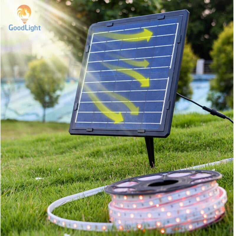 Đèn Led Dây Năng Lượng Mặt Trời 20M