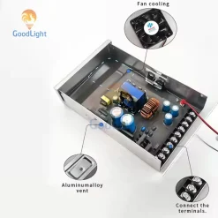 Nguồn LED quảng cáo ngoài trời 12V 400W DC3T - ảnh 10