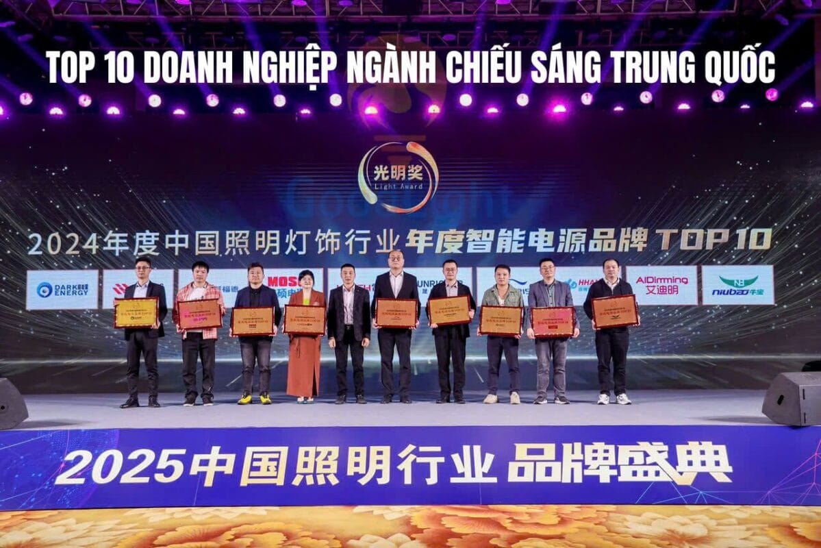 Top 10 Danh Nghiep Chieu Sang Trung Quoc