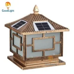 Đèn trụ cổng năng lượng mặt trời nt03