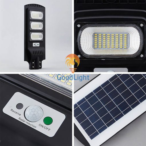 Cấu Tạo Đèn Đường Năng Lượng Mặt Trời Liền Thể 60W Nd03