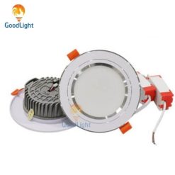 đèn led âm trần 7w viền màu 3 chế độ