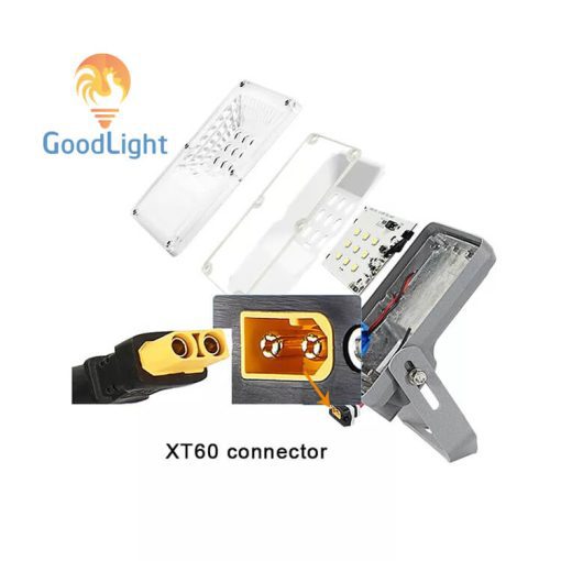 Cấu Tạo Của Đèn Pha Led Năng Lượng Mặt Trời 100W Np05-100