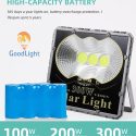 Đèn Pha Led Năng Lượng Mặt Trời 300W TBN300 17 Cục Pin Lưu Trữ Của Đèn Pha Led Năng Lượng Mặt Trời 300W Tbn300