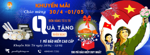Mừng Đại Lễ 30.04 - 01.05 - Nhận Quà Tặng Thay Lời Tri Ân