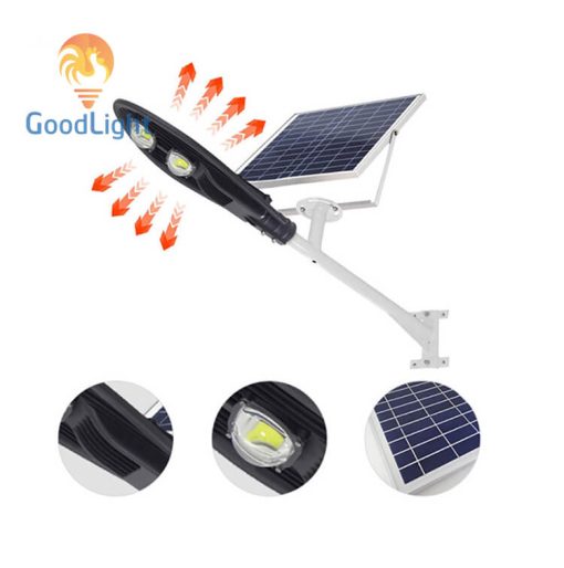 Cấu Tạo Đèn Đường Chiếc Lá Năng Lượng Mặt Trời 100W Nd14