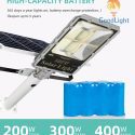 Đèn Đường Năng Lượng Mặt Trời 200W M2 12 Pin Sạc Của Đèn Đường Năng Lượng Mặt Trời 200W M2