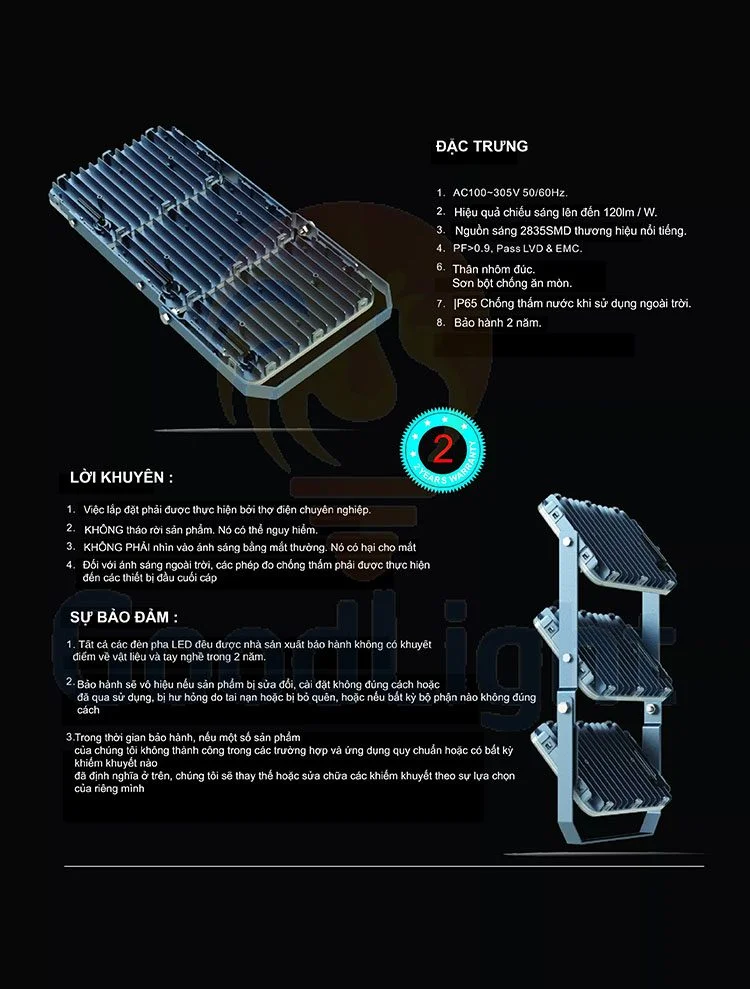 Đèn Pha Led 50W P27-50-09