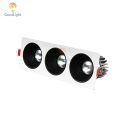 Đèn LED Âm Trần Spotlight Vuông 7Wx3 1 Đèn Led Âm Trần Spotlight Vuông 7Wx3