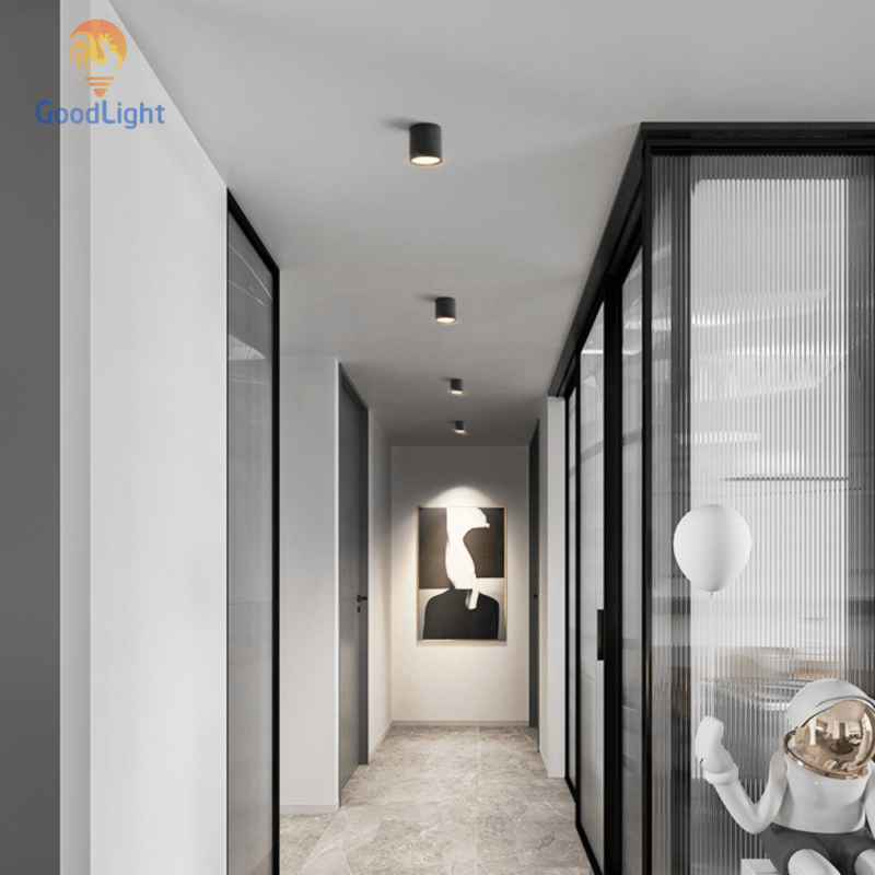 Đèn lon spotlight gắn nổi tiết kiệm năng lượng