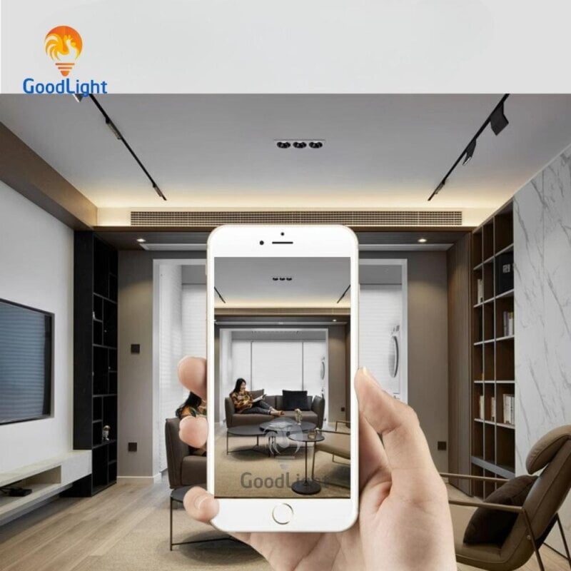 Đèn LED âm trần spotlight vuông 7Wx3