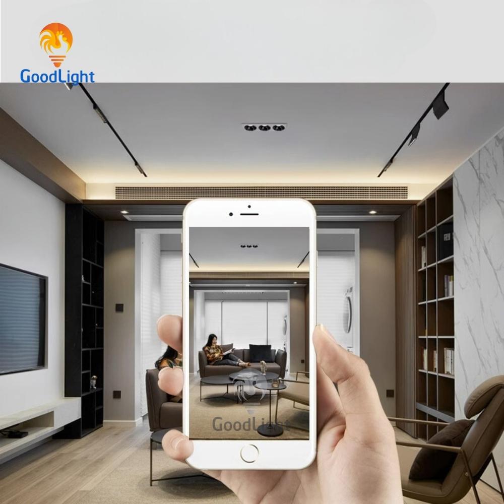 Đèn LED Âm Trần Spotlight Vuông 7Wx4 23 Đèn Led Âm Trần Spotlight Vuông 7Wx3