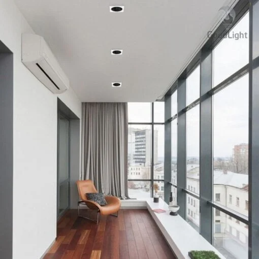 Ứng Dụng Đèn Led Âm Trần Spotlight Đôi 7Wx2